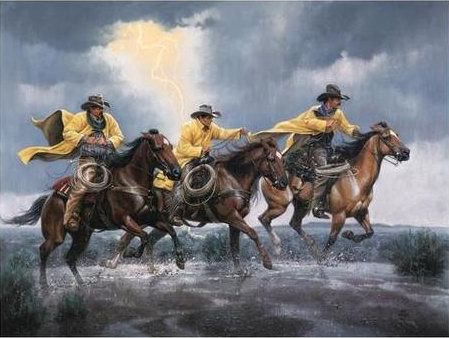 449x338 The 118 Best Western Art Images On Cowboy Art, Cowboys - Wild West Painting