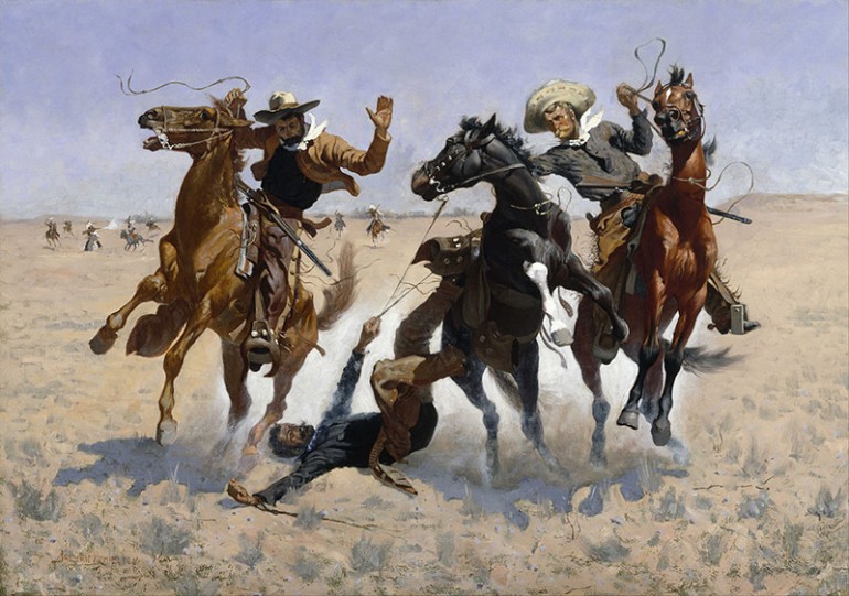 770x541 American Wild West - Wild West Painting