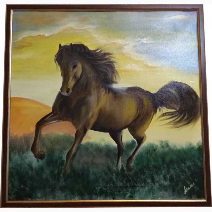 740x740 Wild West Painting - Wild West Painting