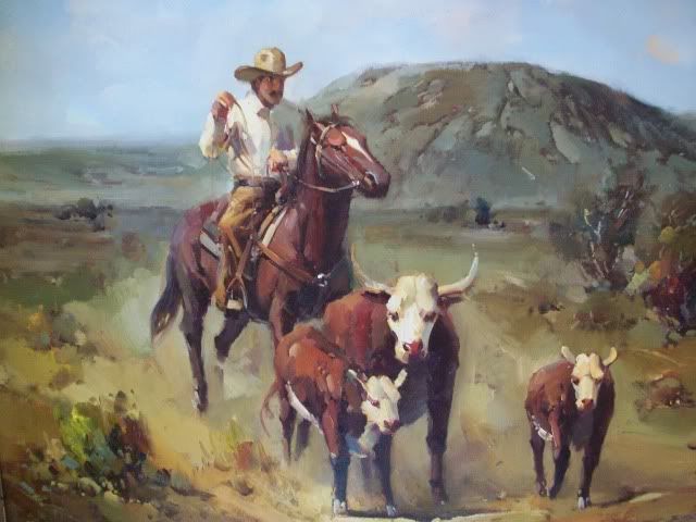 640x480 Old West Paintings - Wild West Painting
