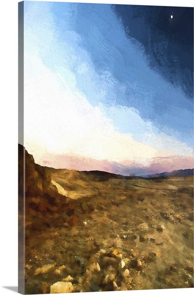 660x1000 Desert Sunset, Wild West Painting Series Wall Art, Canvas Prints - Wild West Painting