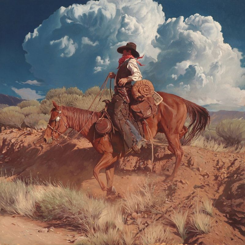 800x800 Mark Maggiori's Wild West Paintings - Wild West Painting
