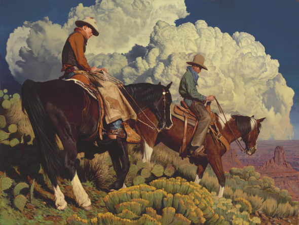 590x444 Modern Masters Paint The Wild West For Autry Exhibit Los Feliz - Wild West Painting