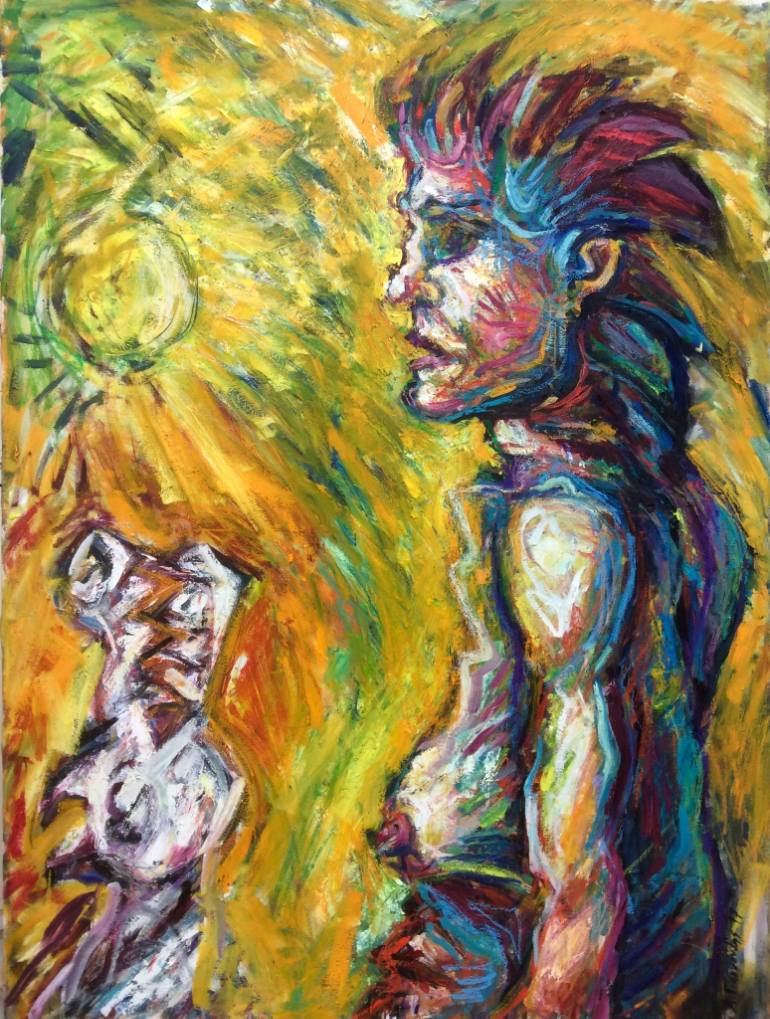 770x1019 Saatchi Art St Mary Of The Wilderness(Egyptian) Painting By - Wilderness Painting