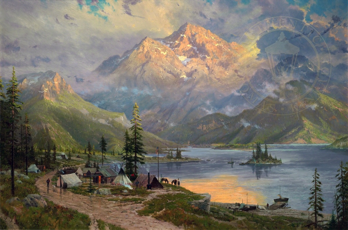 1200x793 Edge Of The Wilderness, The Limited Edition Art The Thomas - Wilderness Painting
