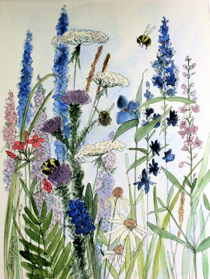 Wildflower Painting