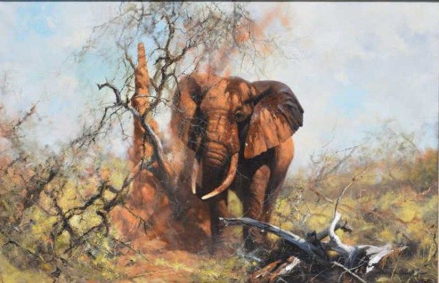 Wildlife Oil Painting At Paintingvalley Com Explore Collection Of