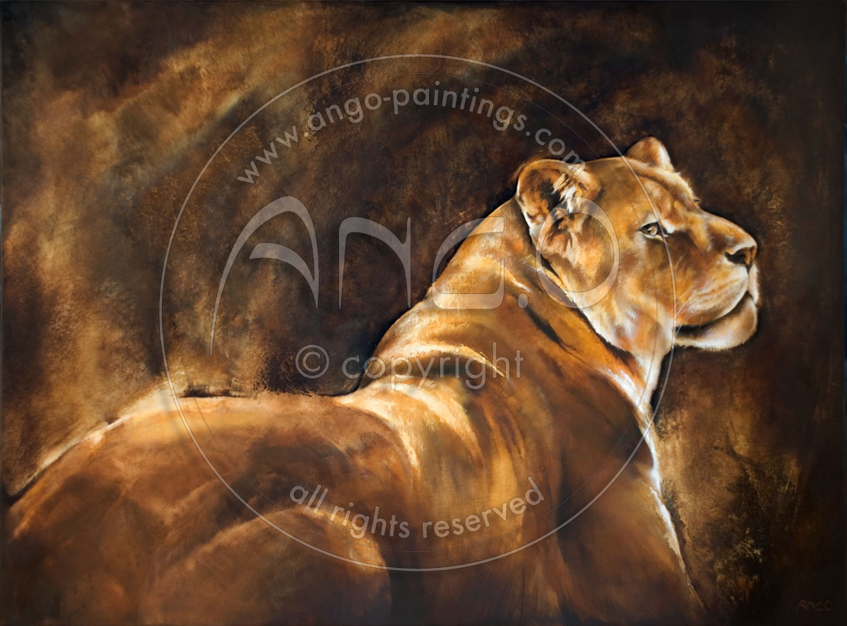 1224x905 Ang.o Paintings Animals Wildlife Nature ~ Animal Paintings - Wildlife Painting