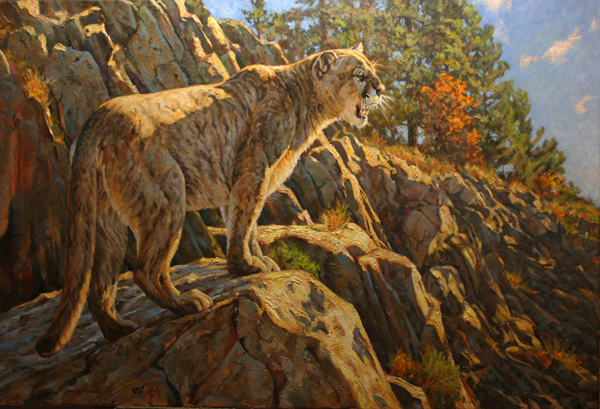 600x409 Bruce Miller Art Works In Progress - Wildlife Painting