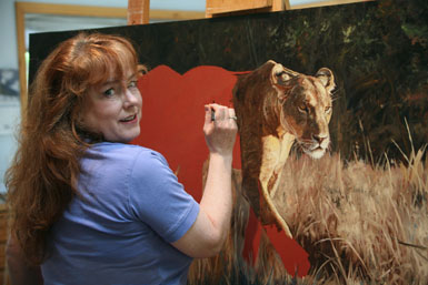 385x257 Linda Besse - Wildlife Painting Artists