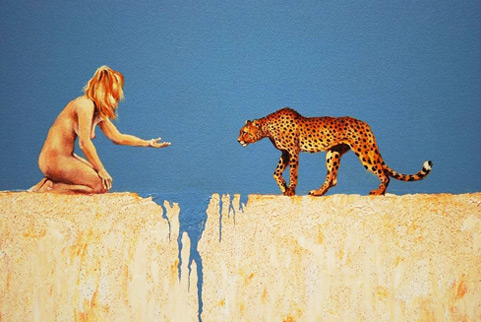 481x322 South African Wildlife Artist Ian Van Zyl - Wildlife Painting Artists