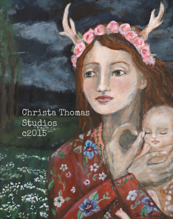 725x917 The Wildness Of Innocence - Wildness Painting