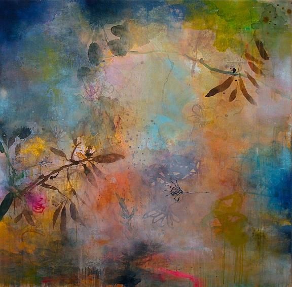 576x567 Deedra Ludwig Dream Of Wildness 2013 Oil And Mixed Media - Wildness Painting
