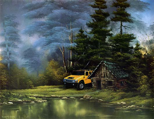 530x409 Gallery The Myth Of Wilderness - Wildness Painting