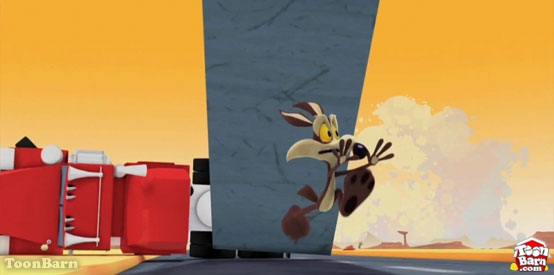 554x275 Image - Wile E Coyote Painting