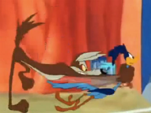 500x375 Image - Wile E Coyote Painting
