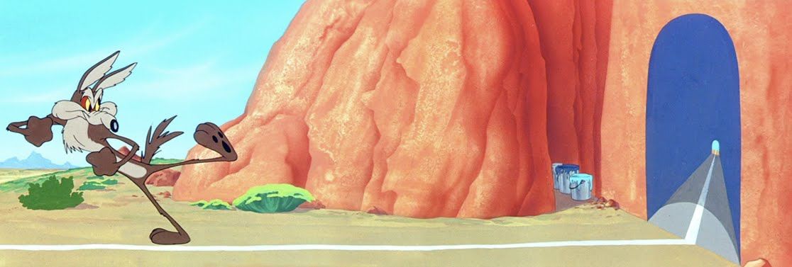 1116x377 Wile. E. Coyote - Wile E Coyote Painting