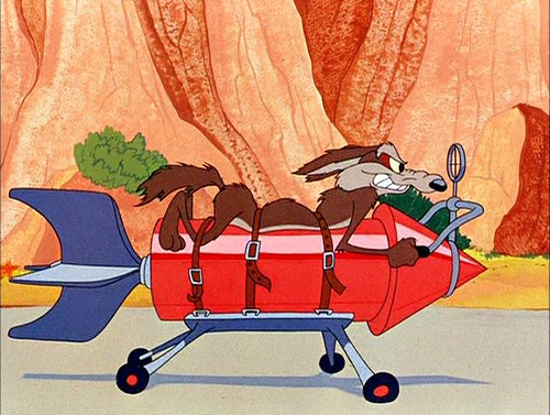 500x377 Free Advice For Entrepreneurs Don'T Hire Wile E. Coyote As Your - Wile E Coyote Painting
