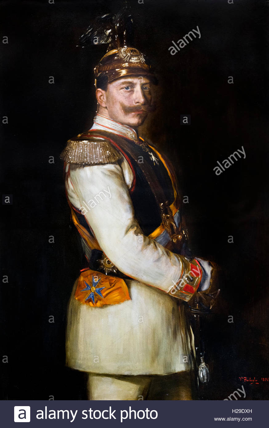 873x1390 Portrait Of Kaiser Wilhelm Ii (1859 1941), Emperor Of Germany - Wilhelm Ii Painting