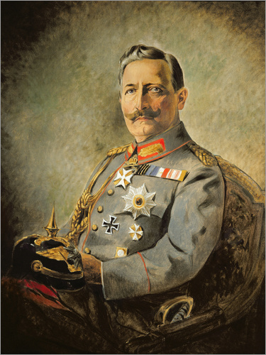 375x500 Vienna Nedomansky Studio Wilhelm Ii, German Emperor, C.1916 Poster - Wilhelm Ii Painting