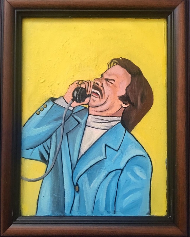 643x800 Movie Scene Paintings - Will Ferrell Painting