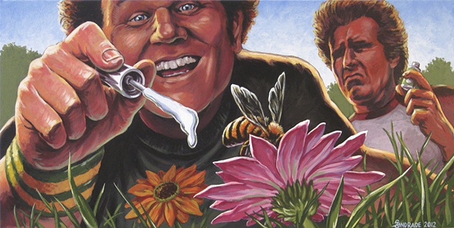 640x322 Stephen Andrade Illustration - Will Ferrell Painting