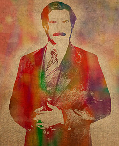 243x300 Will Ferrell Art Fine Art America - Will Ferrell Painting