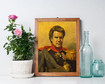 340x270 Will Ferrell Etsy - Will Ferrell Painting