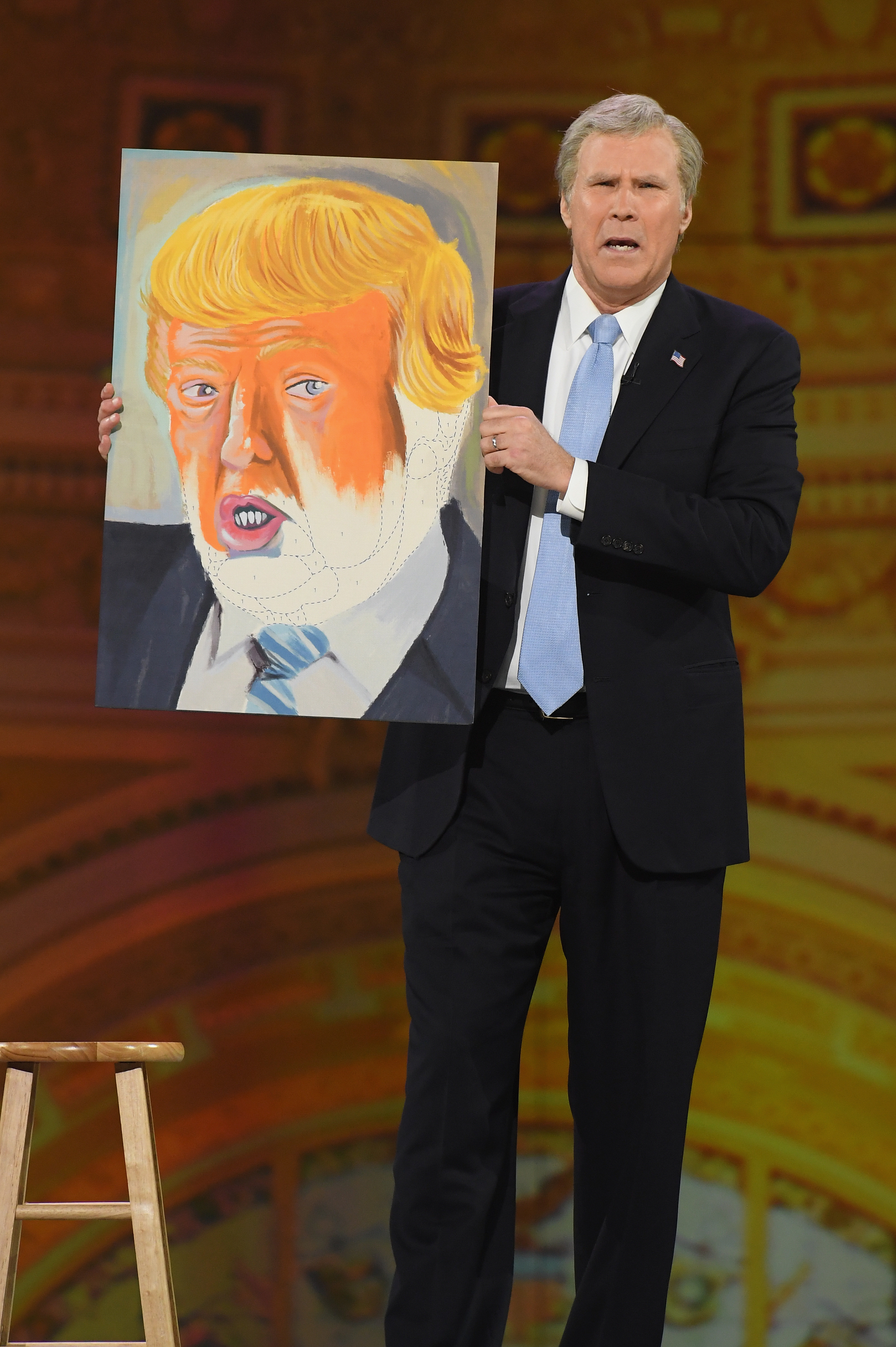 3993x6000 You Can Now Watch Will Ferrell Make Fun Of Donald Trump As George - Will Ferrell Painting