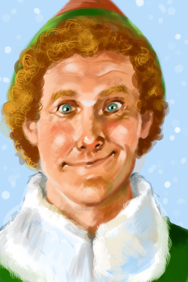 600x900 Buddy The Elf By Aberry89 - Will Ferrell Painting