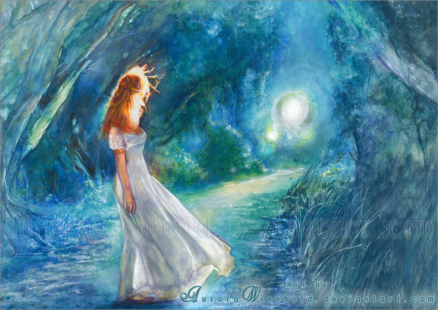 900x638 Jillian Aversa - Will O The Wisp Painting