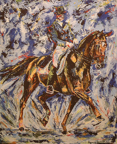 404x500 Debbie Sampson Artist Interview The Equinest - Will Sampson Painting