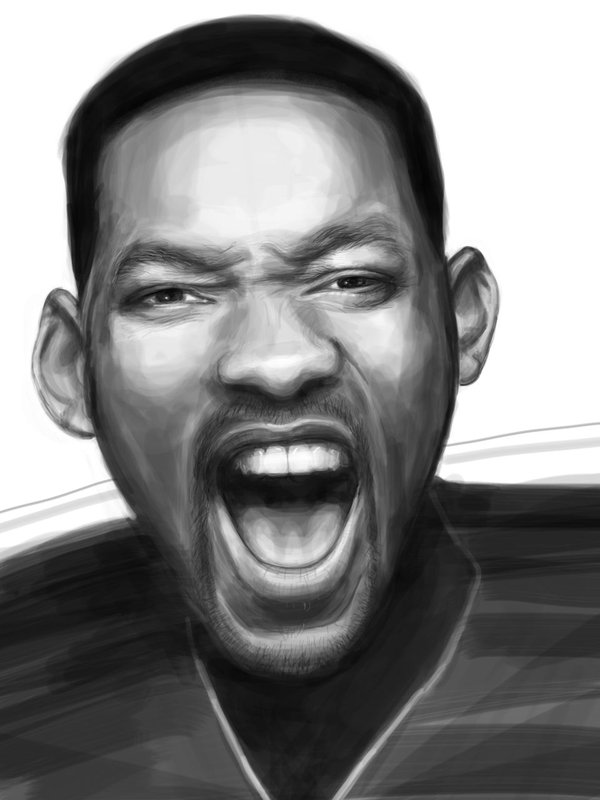 Will Smith Painting at PaintingValley.com | Explore collection of Will ...