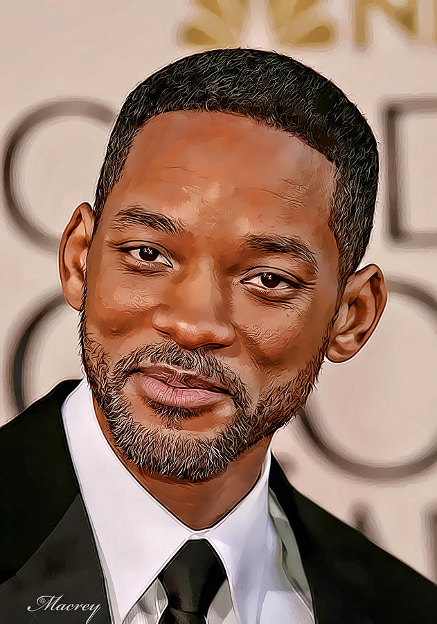 631x900 Will Smith Painting By Ralph Rey - Will Smith Painting