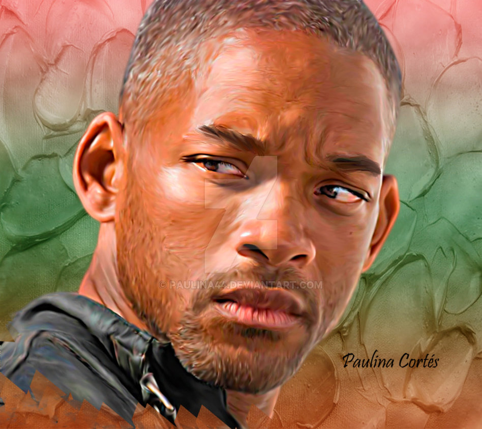 948x843 Will Smith Smudge Painting By Paulina44 - Will Smith Painting