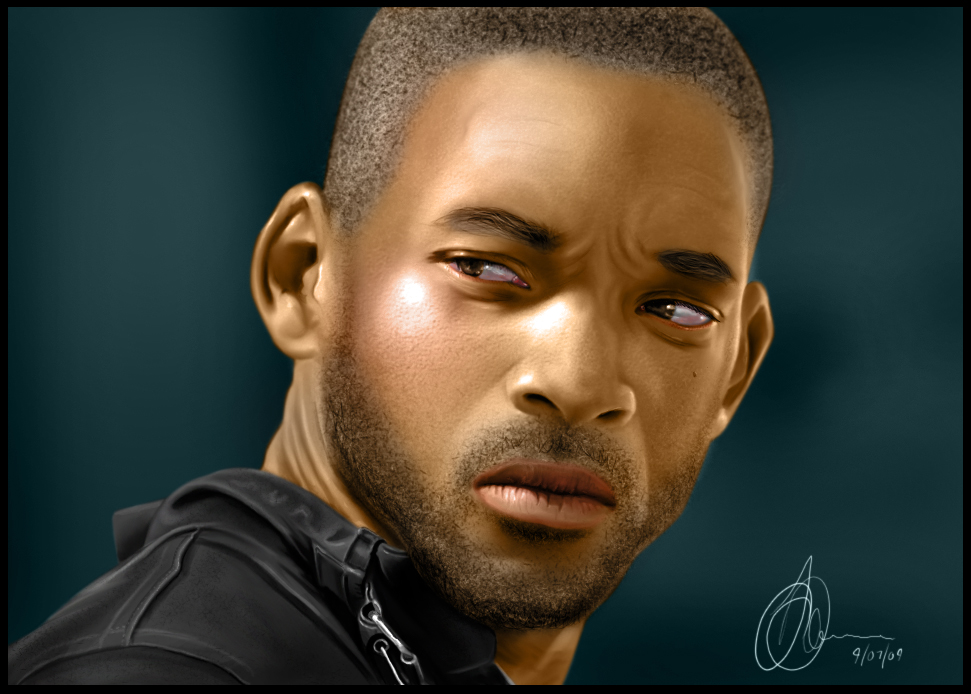 971x694 Will Smith Speedpainting Pt. 2 By Jackdarton - Will Smith Painting
