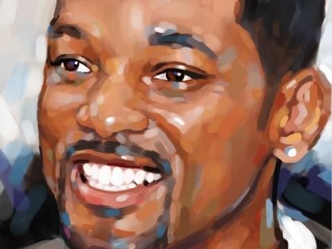 480x360 Will Smith Ipad Finger Painting 4 Of 10 - Will Smith Painting