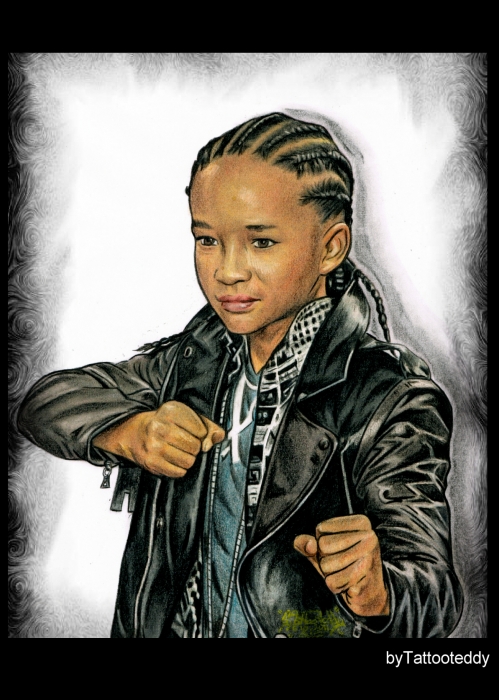 499x700 Portrait Of Jaden Smith By Tattooteddy On Stars Portraits - Will Smith Painting