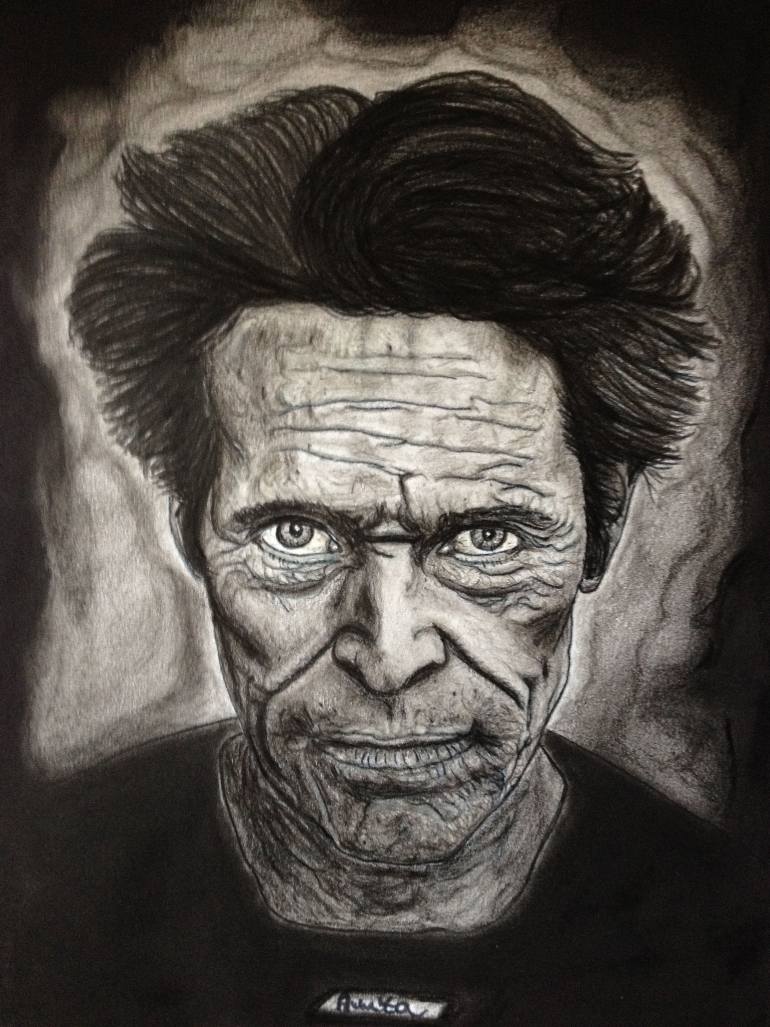 770x1027 Saatchi Art Willem Dafoe Drawing By Anita Csernak - Willem Dafoe Painting