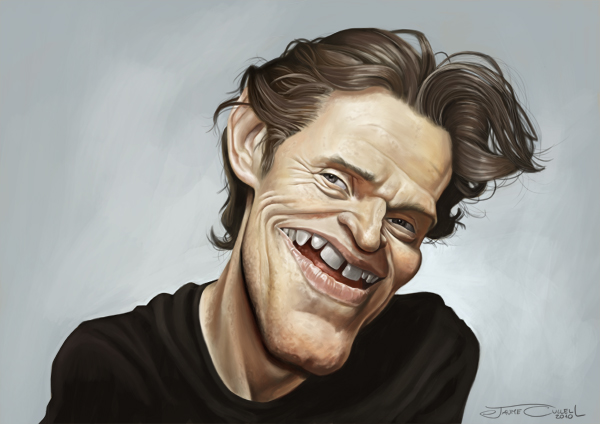 600x424 Willem Dafoe By Jaumecullell - Willem Dafoe Painting