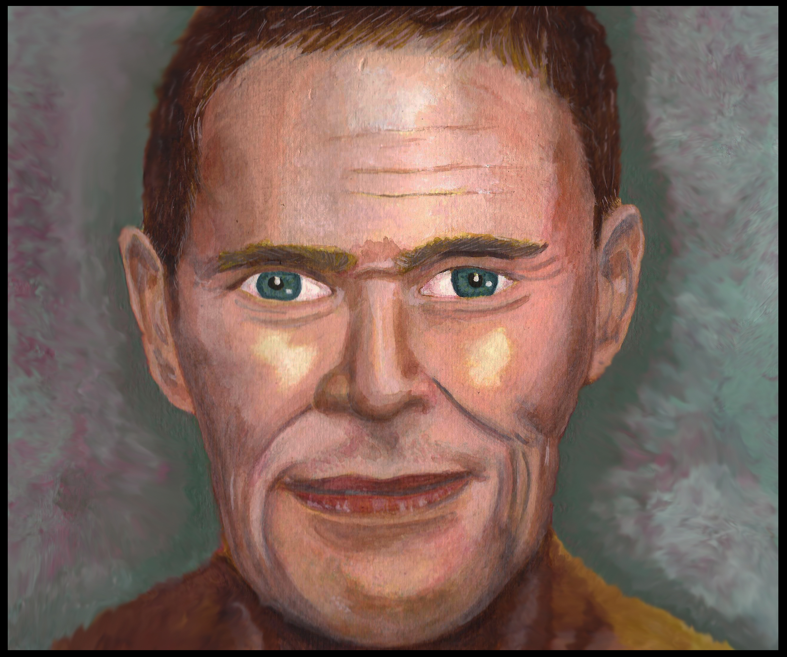 2645x2209 Willem Dafoe Marisa Ossorio - Willem Dafoe Painting