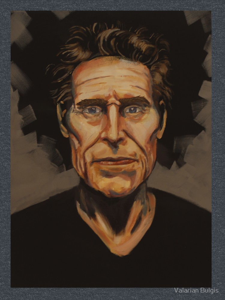 750x1000 Willem Dafoe Classic T Shirt By Valarianbulgis Redbubble - Willem Dafoe Painting