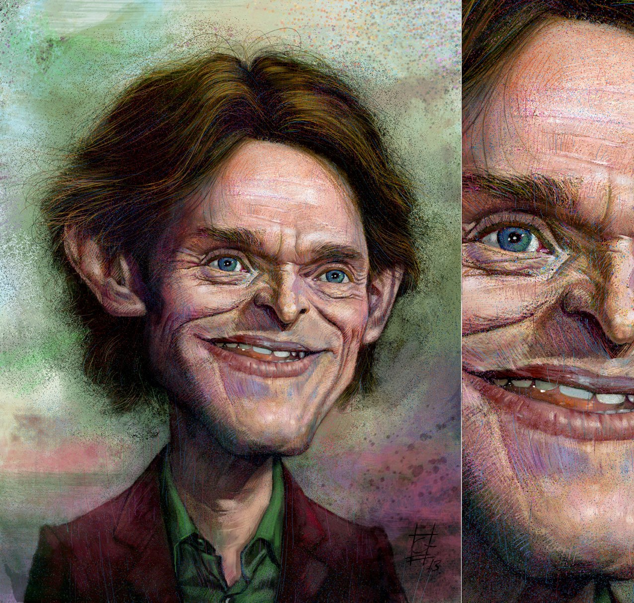 1276x1213 Willem Dafoe - Willem Dafoe Painting