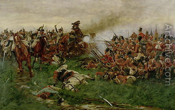 600x376 The 28th (1st Gloucestershire Regiment) - William Barnes Painting