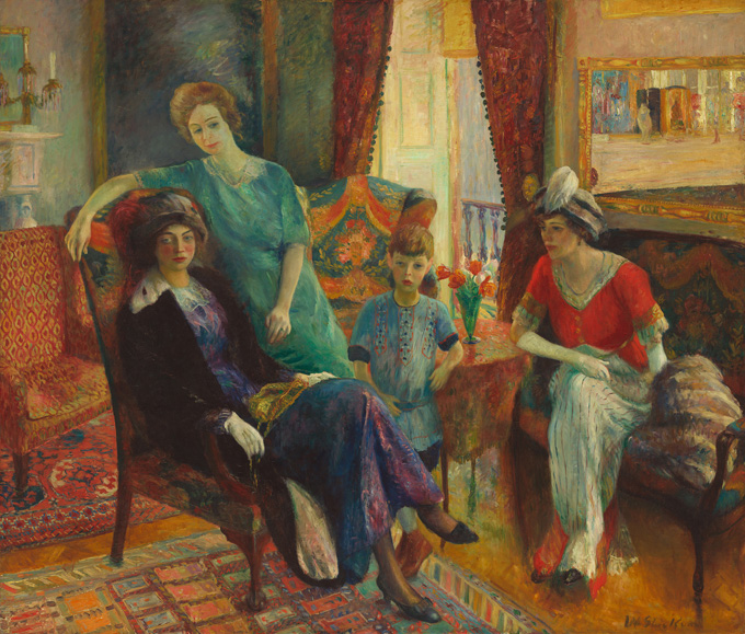 680x579 The Barnes Foundation Debuts William Glackens, The First Major - William Barnes Painting