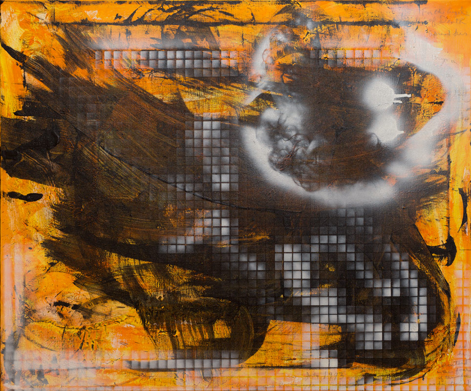 964x800 William S. Burroughs Can You All Hear Me - William S Burroughs Painting