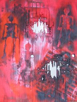 250x333 William S Burroughs Shotgun Art Art Shotguns - William S Burroughs Painting