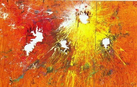 465x296 William S. Burroughs Shows You How To Make Shotgun Art Open - William S Burroughs Painting