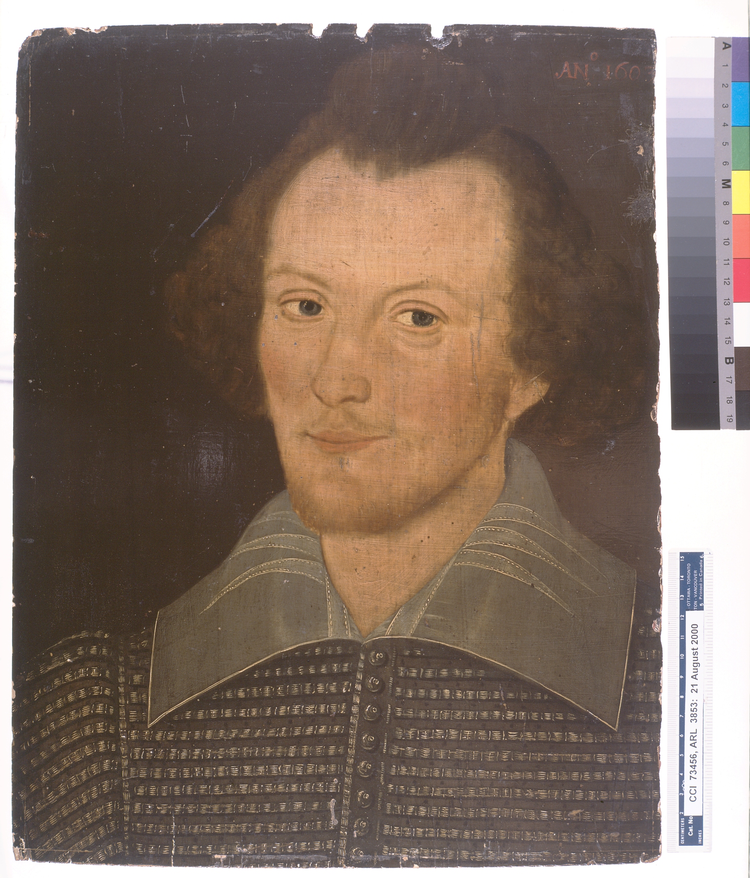 1538x1800 The Sanders Portrait - William Shakespeare Painting