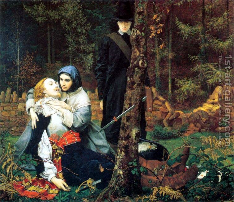 757x654 The Wounded Cavalier William Shakespeare Burton Reproduction 1st - William Shakespeare Painting